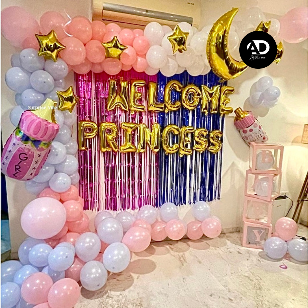 Welcome Baby Girl Decor